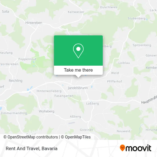 Rent And Travel map