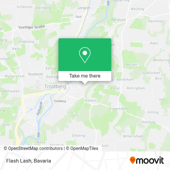 Flash Lash map