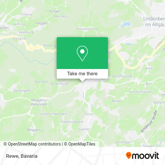 Rewe map