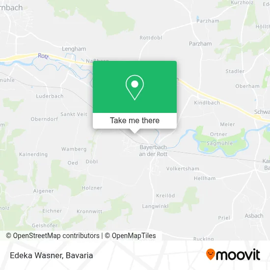 Edeka Wasner map