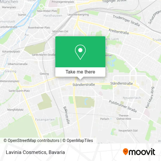 Lavinia Cosmetics map