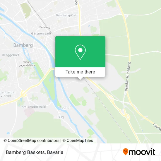 Bamberg Baskets map