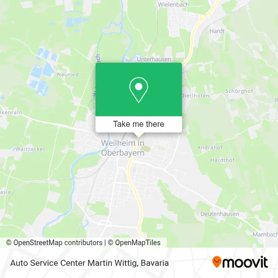 Auto Service Center Martin Wittig map
