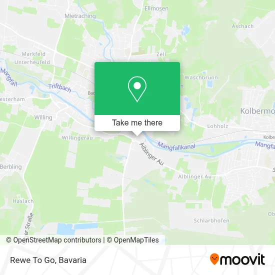 Rewe To Go map