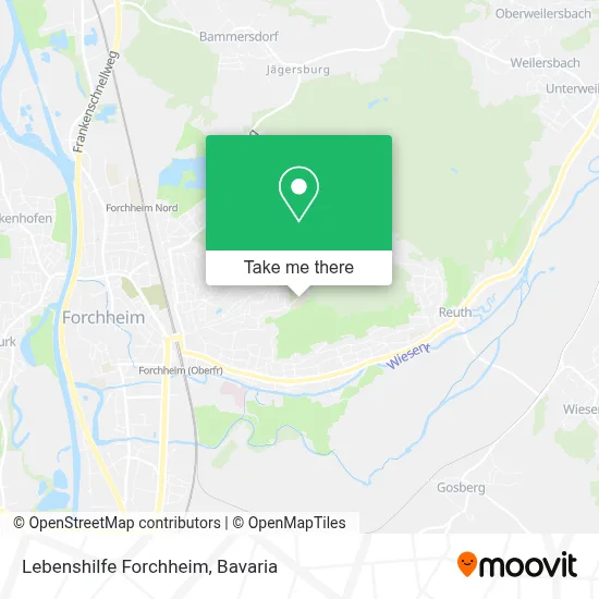 Lebenshilfe Forchheim map