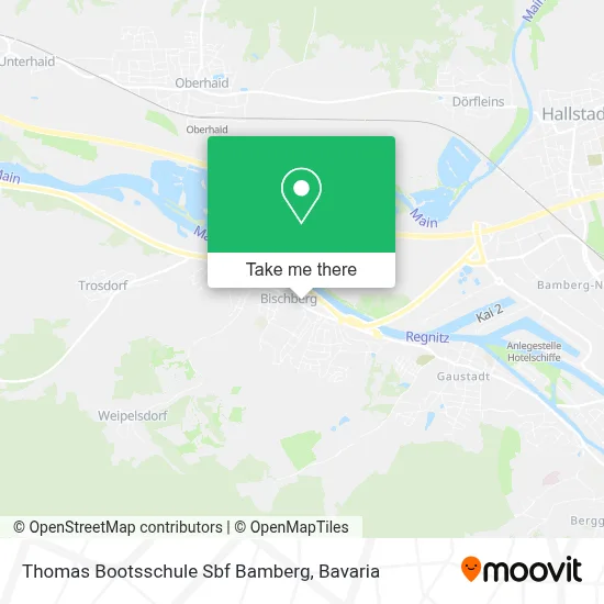 Thomas Bootsschule Sbf Bamberg map