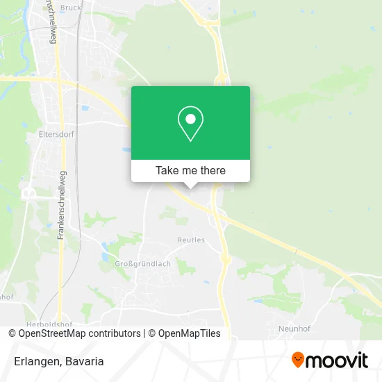 Erlangen map