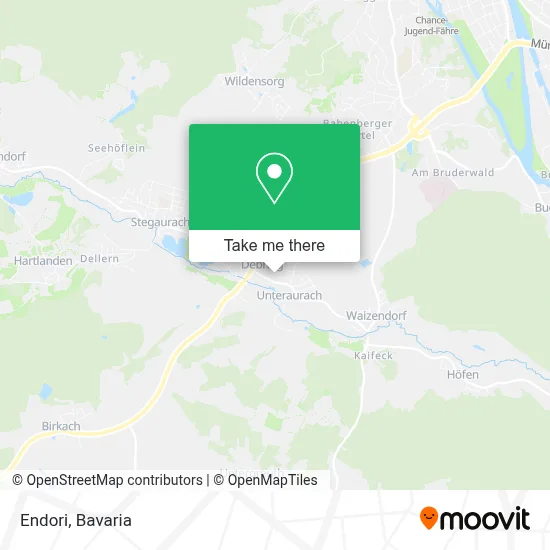 Endori map