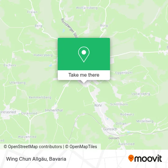 Wing Chun Allgäu map