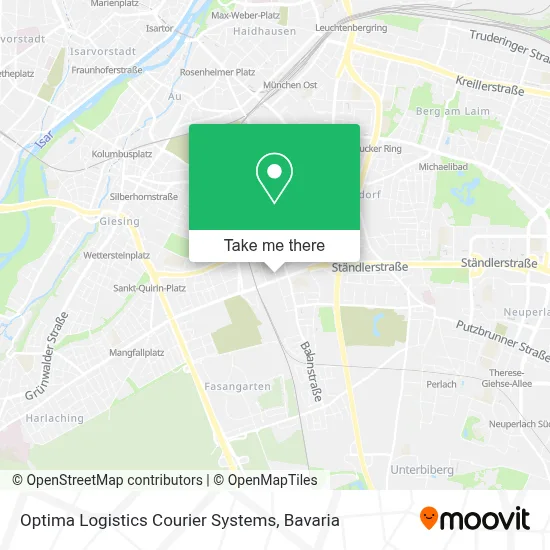 Optima Logistics Courier Systems map