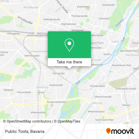 Public Tools map