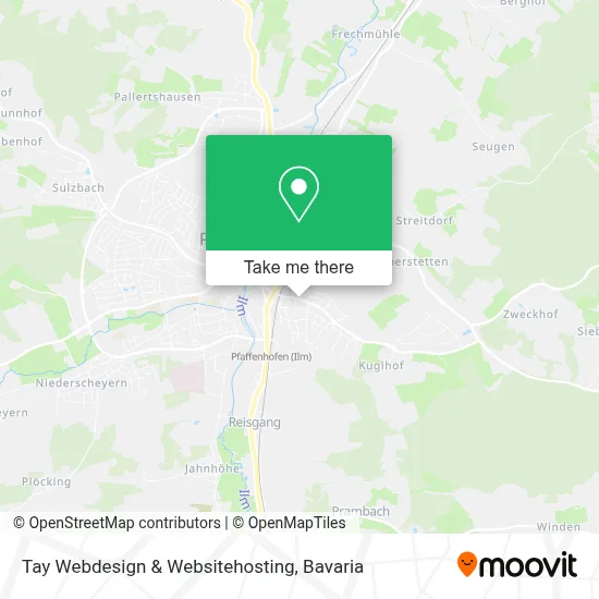 Tay Webdesign & Websitehosting map