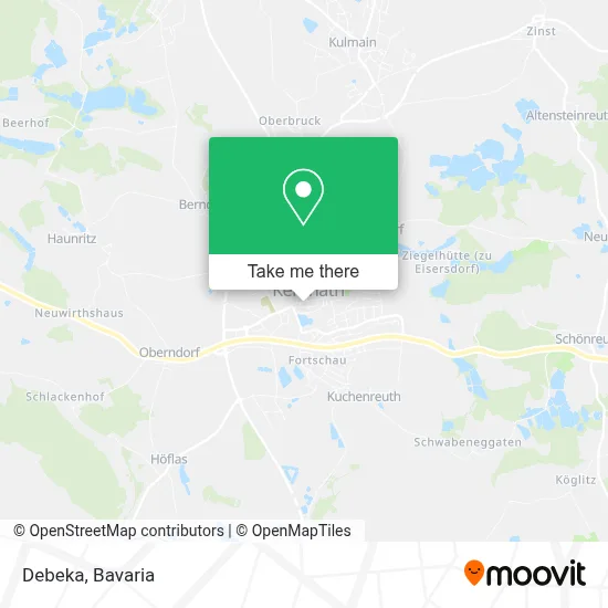 Debeka map