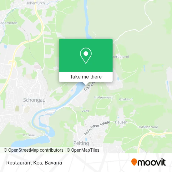 Restaurant Kos map