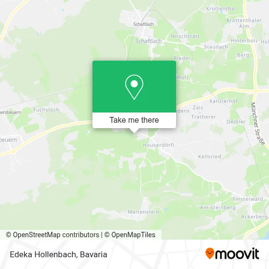 Edeka Hollenbach map