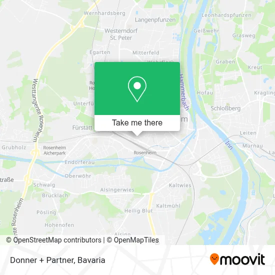 Donner + Partner map