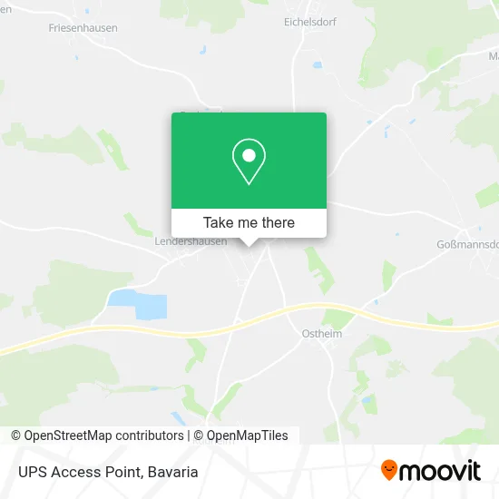 Ups Access Point map