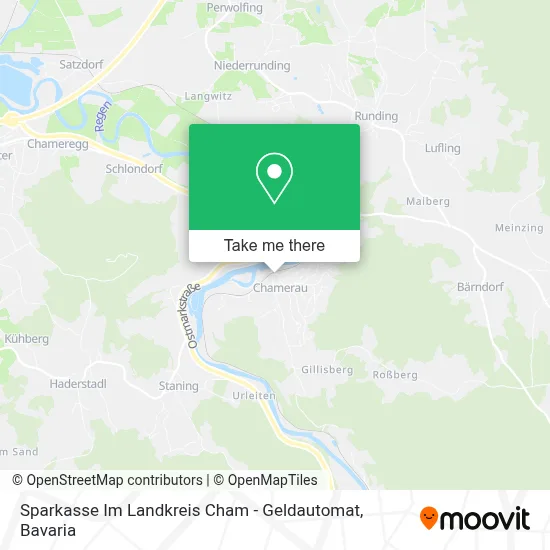 Sparkasse Im Landkreis Cham - Geldautomat map