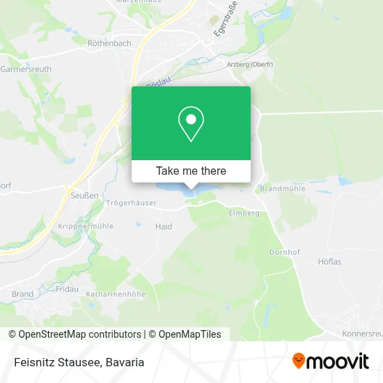 Feisnitz Stausee map