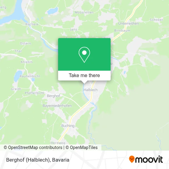 Berghof (Halblech) map