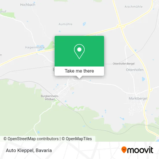 Auto Kleppel map