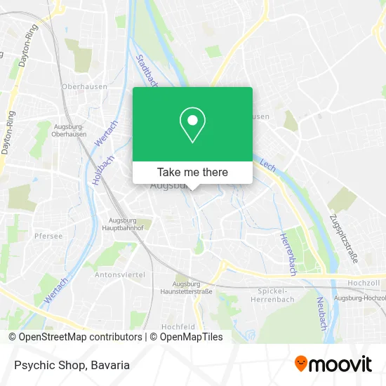 Psychic Shop map