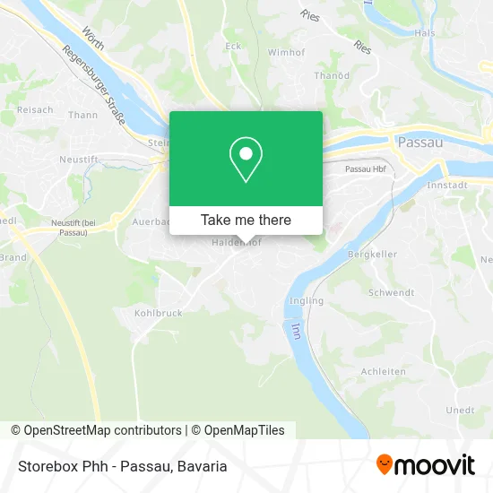 Storebox Phh - Passau map