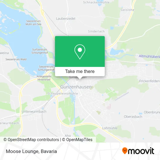 Moose Lounge map