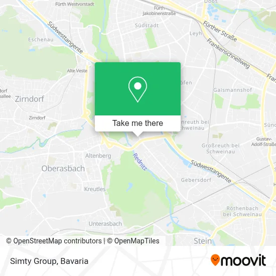 Simty Group map