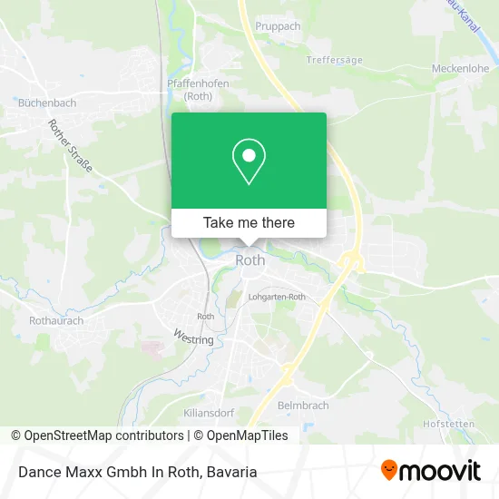 Dance Maxx Gmbh In Roth map
