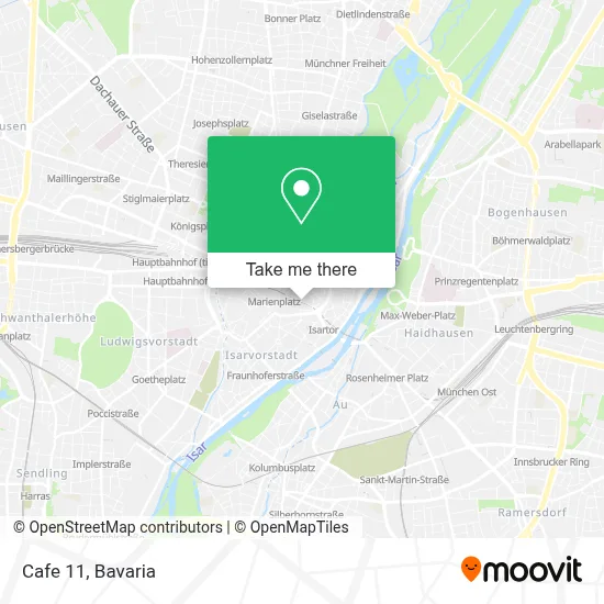 Cafe 11 map