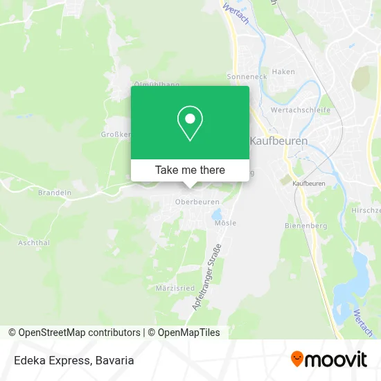Edeka  Express map
