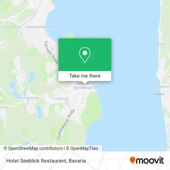 Hotel Seeblick Restaurant map