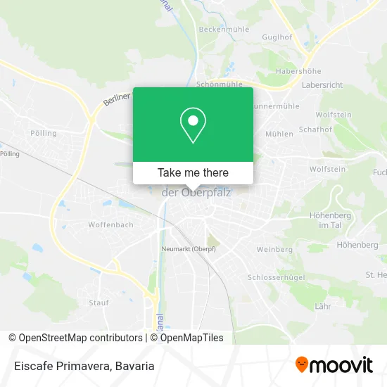 Eiscafe Primavera map