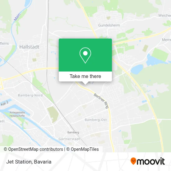 Jet Station map