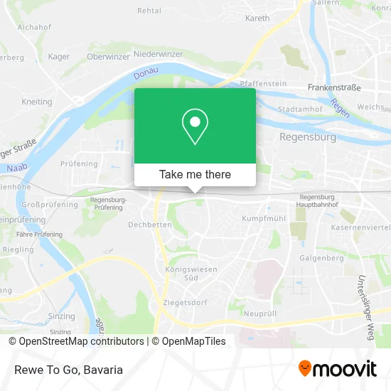 Rewe To Go map