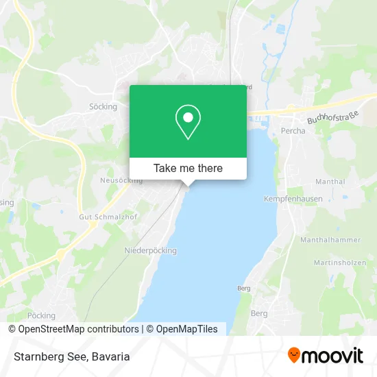 Starnberg See map