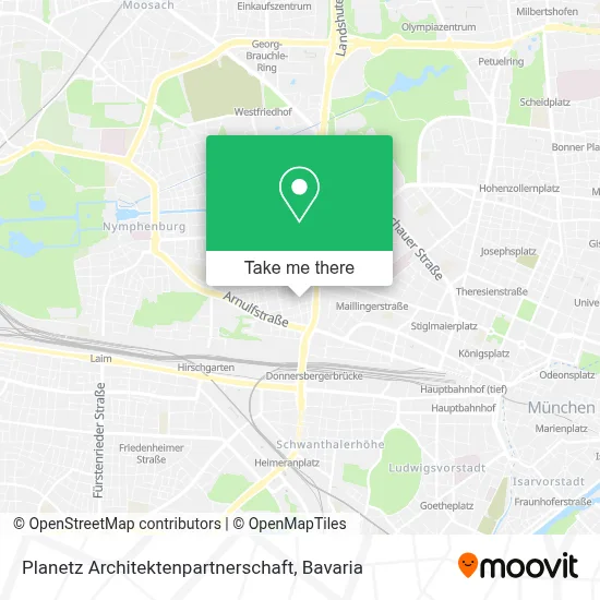 Planetz Architektenpartnerschaft map