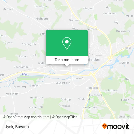 Jysk map