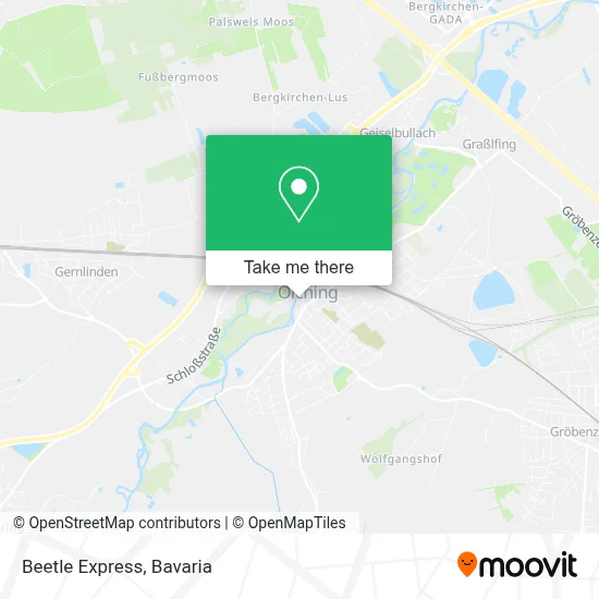 Beetle Express map