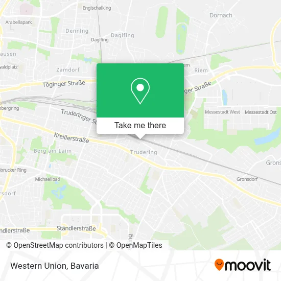 Western Union map