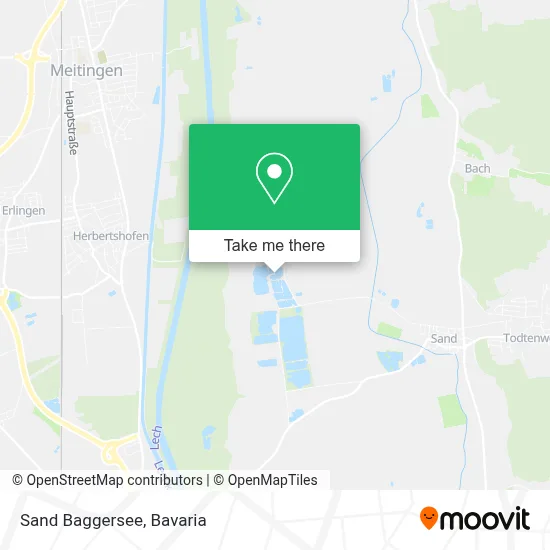 Sand Baggersee map