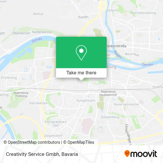 Creativity Service Gmbh map