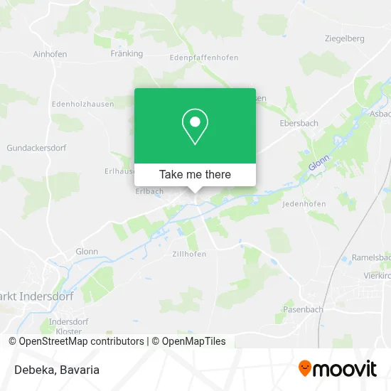 Debeka map