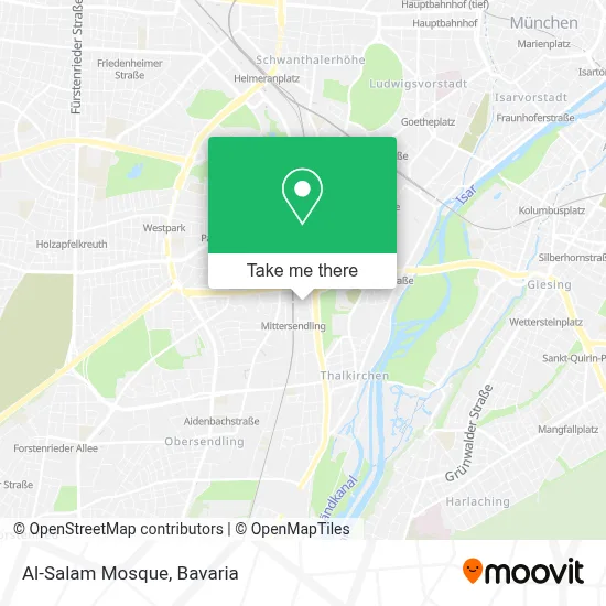 Al-Salam Mosque map
