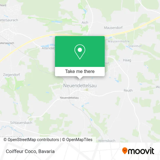 Coiffeur Coco map