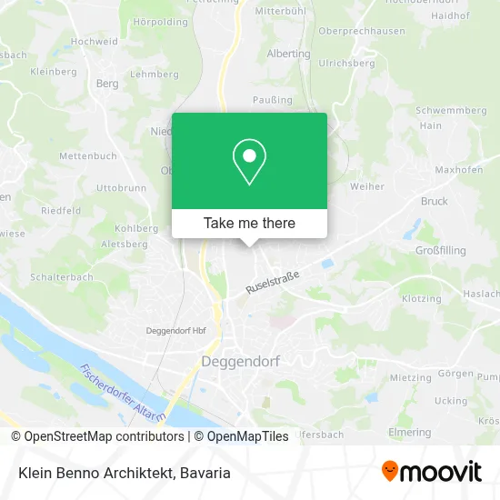 Klein Benno Archiktekt map