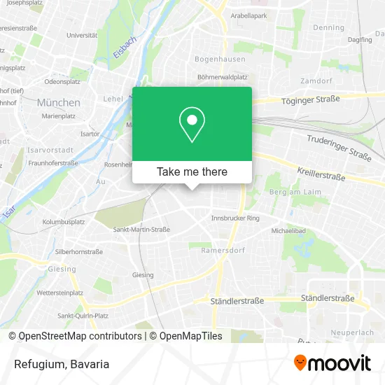Refugium map