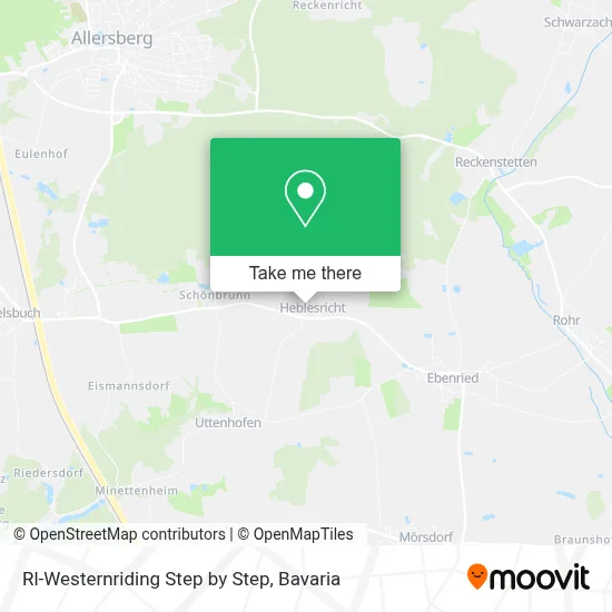 Rl-Westernriding Step by Step map