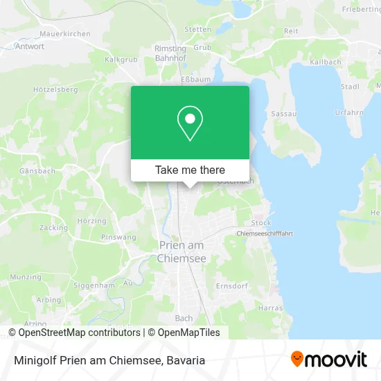 Minigolf Prien am Chiemsee map